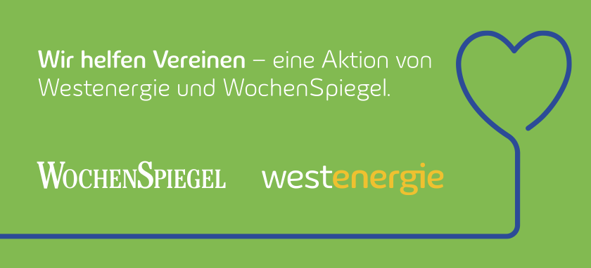 Wir helfen Vereinen – eine Aktion von Westenergie und WochenSpiegel